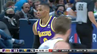 LeBron chase down block, Westbrook airballs a 15 footer 💀