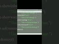 All supported message box in tkinter python #python #tkinter #gui #shorts_by_concisecoder