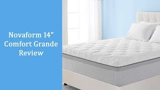 Novaform Comfort Grande Review: 14 Inch Queen Memory Foam Mattress