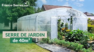 Serre de jardin professionnelle de 40m² | France-Serres