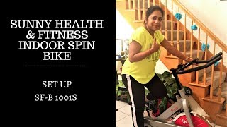 Sunny Health and Fitness Exercise Bike Review - NEW BEGININGS