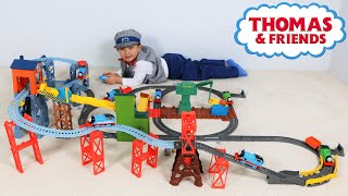 Thomas The Tank Engine Mad Dash On Sodor  Huge Rail Track Ckn Toys