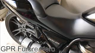 Honda DN-01 with GPR Furore Nero exhaust