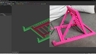 FreeCAD: From sketch to 3Dprint: fold-able stand, V2.0