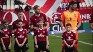 Einlaufkinder 1. FC Nürnberg vs. Vfl Bochum, 26.02.2017