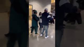EAGLES FANS Fight 🤣￼ got caught celebrating too soon! #dallascowboys #nfl