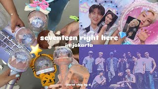 seventeen right here in jakarta !! 💖 carat concert vlog, prep, foOod, lotsss 🫧💎✨⭐️🤍🤏🏻