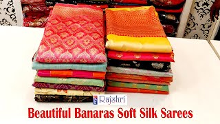 Beautiful Banaras Soft Silk Saree | Handloom Saree | Rajshri Fashions