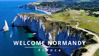 Welcome Normandy | Mont Saint Michel | Etretat | 4K AERIAL DRONE