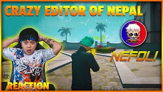 Junior Reacts To @nefoli Unique Style Editor Of Nepal | Garena FreeFire