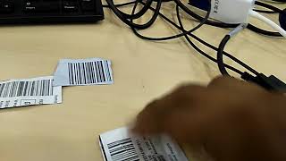 Raspberry pi interface with USB BAR code scanner