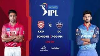 KXIP VS DC IPL LIVE STREAMING AT PANJAB - MOHALI