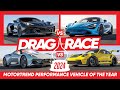 DRAG RACE! McLaren 750s, Maserati MC20, GT3 RS, Corvette E-Ray! | MotorTrend