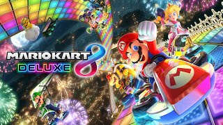 Playing Mario Kart 8 Deluxe for Christmas with my friend