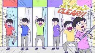 【おそ松さんMAD】６つ子が６分以内に服を着ます【手書き】（コメ付き）