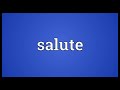 salute meaning