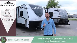 2021 East to West Alta 2810KIK Vin: 2966 - Layzee Acres RV Sales