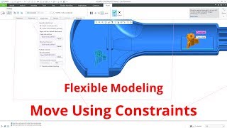 Creo Parametric - Flexible Modeling (FMX) - Move Using Constraints