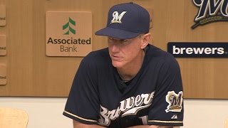 SF@MIL: Roenicke on Peralta's 14th win of the season