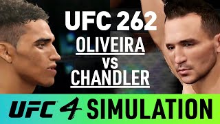 UFC 262 - Charles Oliveira vs Michael Chandler - EA Sports UFC 4 Simulation (CPU vs CPU)