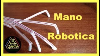 ✅ Robotic  Hand (Easy to do) Whit plastic straw