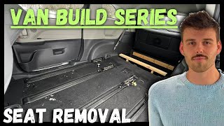 Minivan Build [PART 1] for VanLife: removing the seats // Solo Van-Life in 2023 Toyota Sienna Hybrid