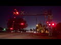 amtrak auto train 53 crossing martin st. folkston ga. at 6 14 am