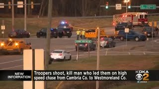 Police shoot, kill armed suspect on Route 22 after chase