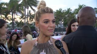 Baywatch: Kelly Rohrbach "CJ Parker" Red Carpet Premiere Movie Interview | ScreenSlam