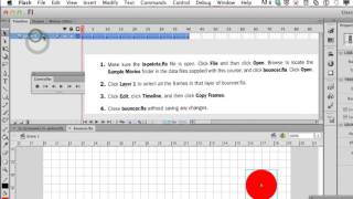 Adobe Flash: Combining Frames (MiniLessonMovie SBS4.25 Part 24)