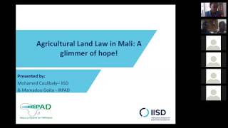 Webinar: Agricultural land law in Mali