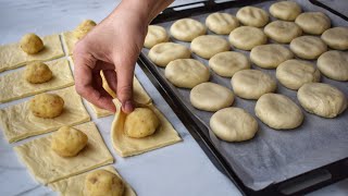 KAÇ TANE YEDİĞİNİZİ SAYAMAYACAK TADINA DOYAMAYACAKSINIZ 😀 PUL PUL DÖKÜLEN ÇITIR ÇITIR LOKMALIK BÖREK