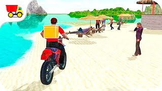 Bike Racing Games - Water Surfer - Fast Food Motorbike Delivery - Gameplay Android & iOS free games