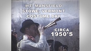 Mt. Mansfield Costume Day. 1950's