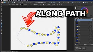 Place Graphics Along a Path with Affinity Designer