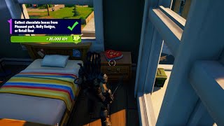 Fortnite - Collect Chocolate Boxes ALL Locations (Season 5 Week 11 Challenges)