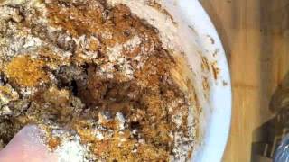 Making borodinsky rye bread dough