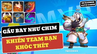 Gấu bay như chim khiến team bạn khóc thét - Auto Chess Mobile #60