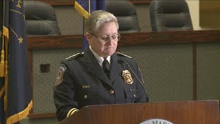 New IMPD chief touts falling crime numbers, offers vision for the future