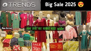 Reliance Trends Biggest Sale  2025😍 Buy1 get 50% off \u0026  get Additional 25%off/sale offer today