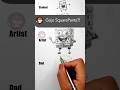 This is the creepiest character ever created. Dad vs Artist how to draw SpongeBob SquarePants.