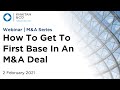 Khaitan & Co Webinar | How To Get To First Base In An M&A Deal