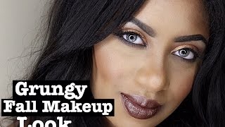 Grungy Fall Makeup Look | kaliacyprian
