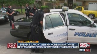 Frontier High School suspect caught behind home in the northwest