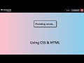 Create nice Background using CSS and HTML | Linear Gradient | BG#1