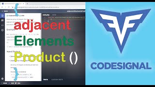 Adjacent Elements Product | CodeSignal | PHP