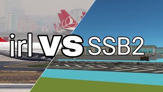 irl vs ssb2 [plane edition] | simple sandbox 2