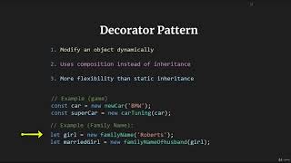 Design Patterns with JavaScript ES56 and Node js from Zero Decorator Pattern Lecture
