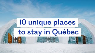 Staying in some of the most unusual places in Québec | Bonjour Québec