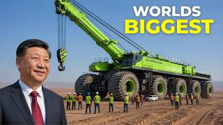China Built A 4000-Ton Monster Crane To Conquer The Gobi Desert | Zoomlion